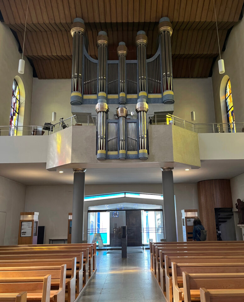 Ansicht der Orgel in St. Nikolaus