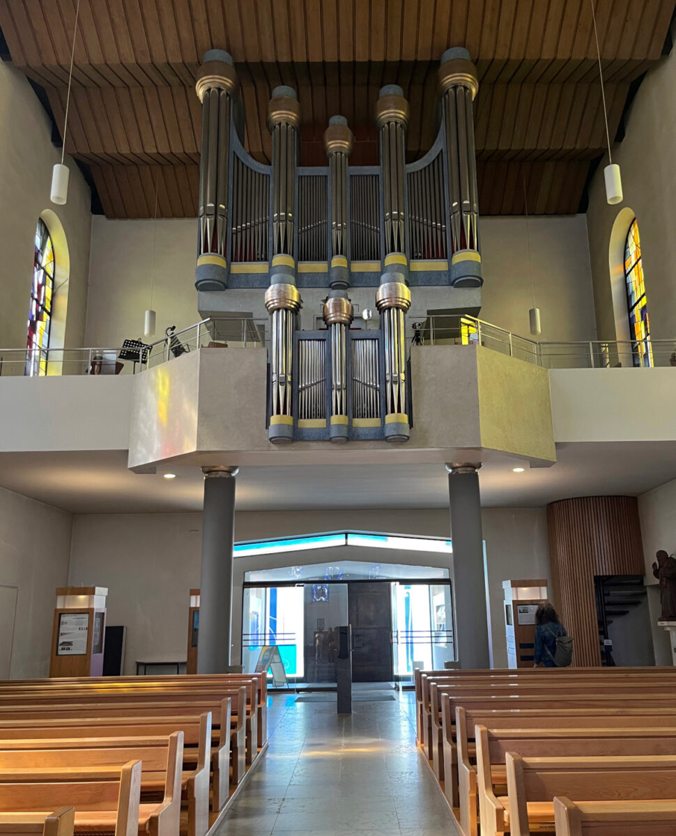 Ansicht der Orgel in St. Nikolaus