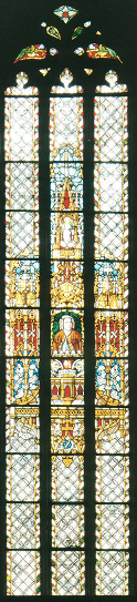 Bach-Fenster in der Thomaskirche