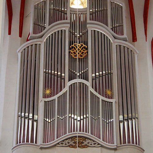 Orgel in Thomaskirche in Leipzig
